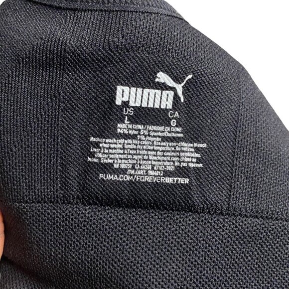 Puma Women's Black Seamless Performance Wear Sports Bra - Picture 4 of 4